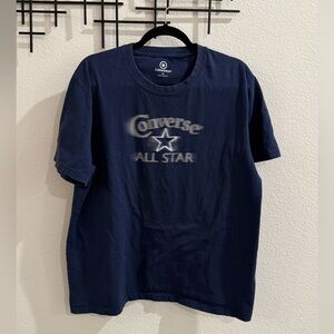 Converse All Star Graphic Tee – Men’s XL – Navy Blue – Used